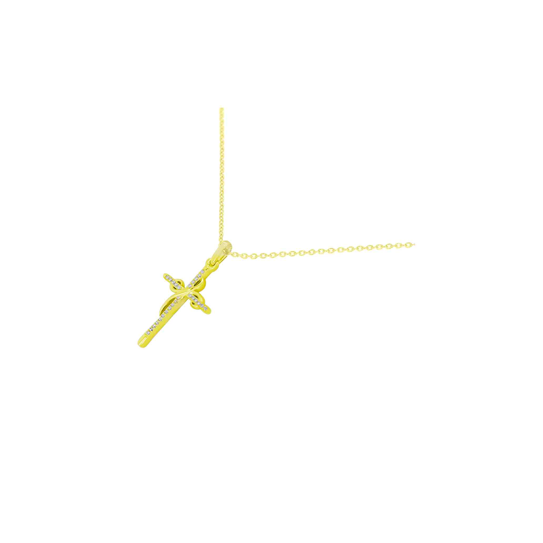 Cross Diamond Pendant PD31147A